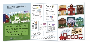 Primary Arts of Language: Phonetic Farm [Folder with Stickers]