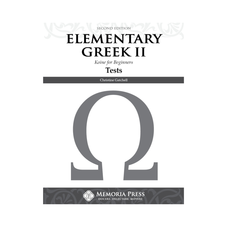 Elementary Greek: Year 2 - Tests (Second Edition)