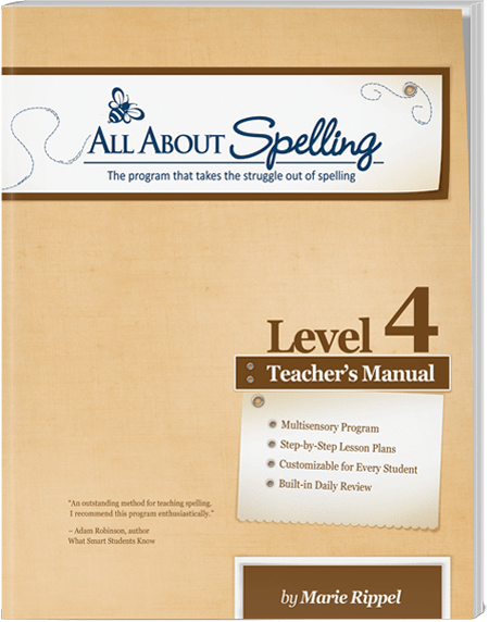 All About Spelling Level 4 - Teacher's Manual