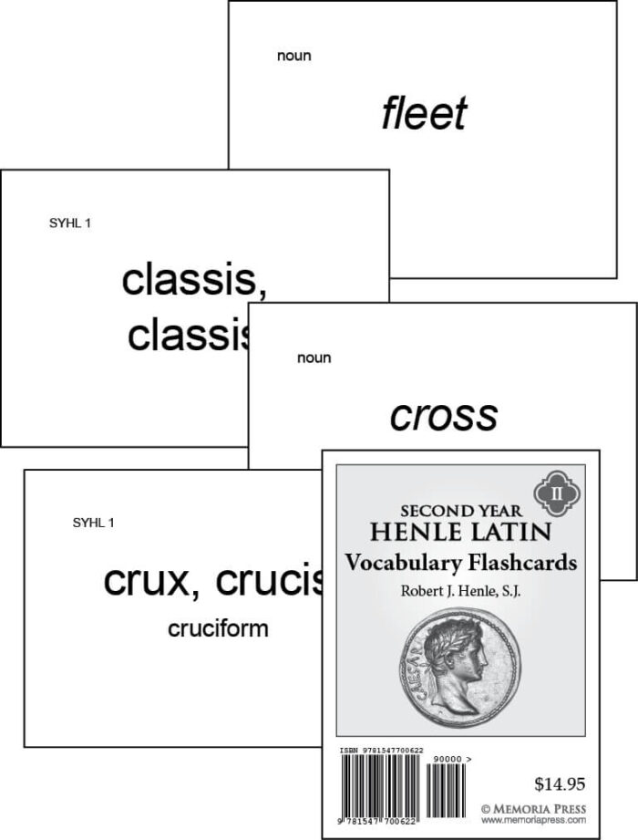 Henle Latin Second Year - Vocabulary Flashcards