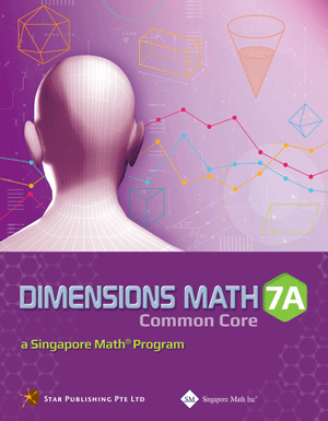 Singapore Dimensions Math: Level 7A - Textbook