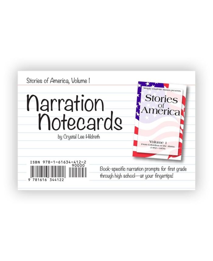 Narration Notecards: Stories of America Volume 1