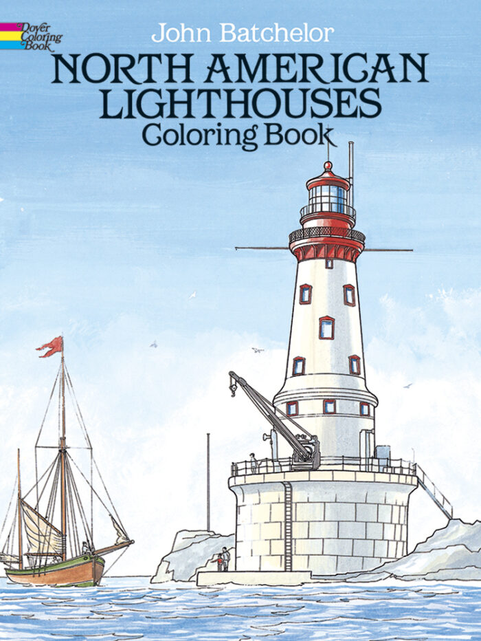 North American Lighthouses Coloring Book