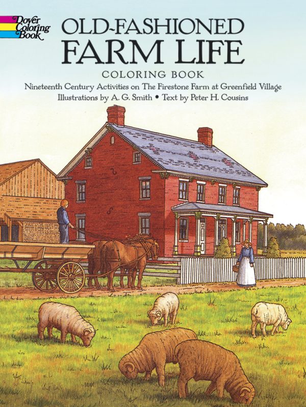 Old Fashioned Farm Life Coloring Book