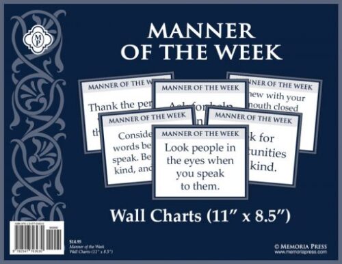 Manner of the Week Wall Charts