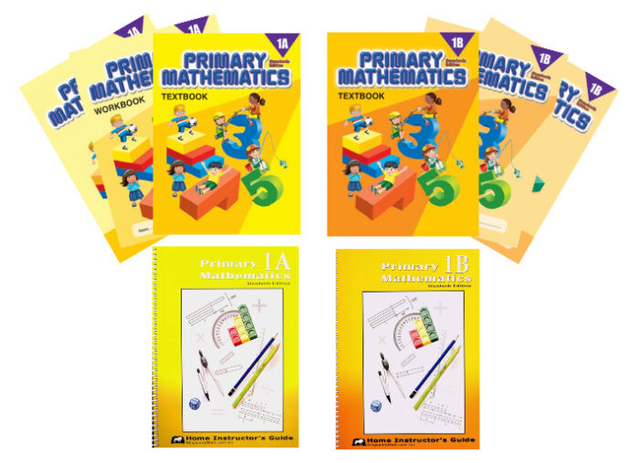 Singapore Primary Mathematics: Levels 1 A&B - Set with Teacher's Guides (Standards Edition)