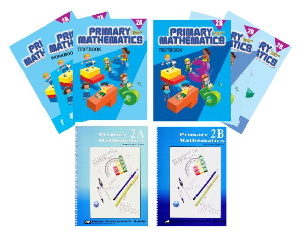 Singapore Primary Mathematics: Level 2A&B Set with Home Instructor's Guides (Standards Edition)