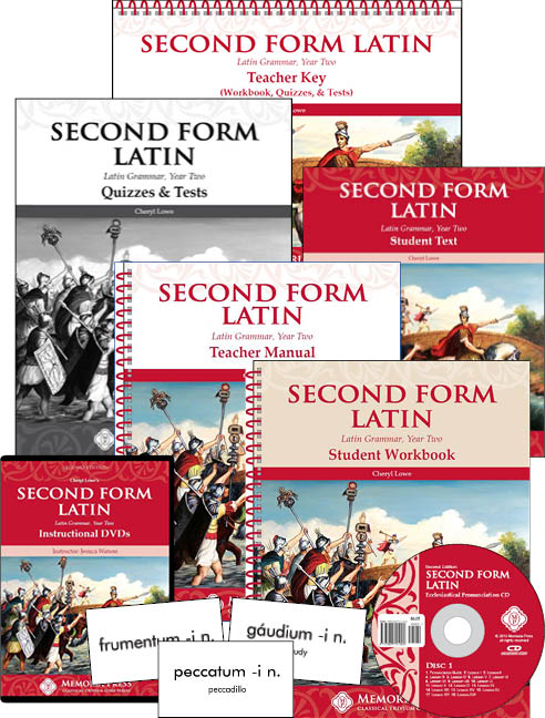 Second Form Latin Complete Set (Online Streaming or DVD and CD)