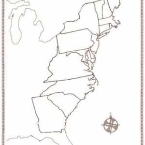 USA and Colonies Map