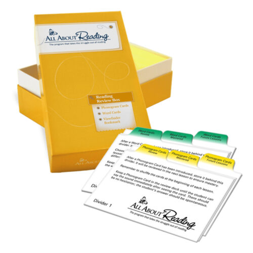 All About Reading - Review Box (with Divider Cards)