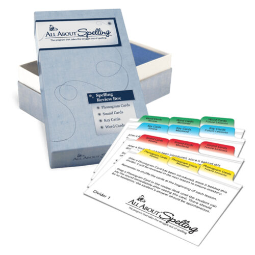 All About Spelling - Spelling Review Box (with Divider Cards)