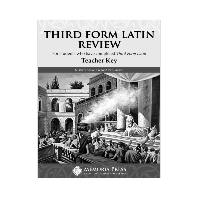 Third Form Latin Review - Teacher Key