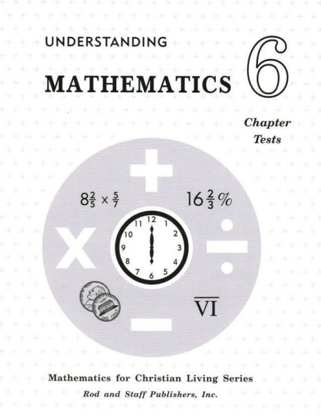 Understanding Mathematics 6 - Tests