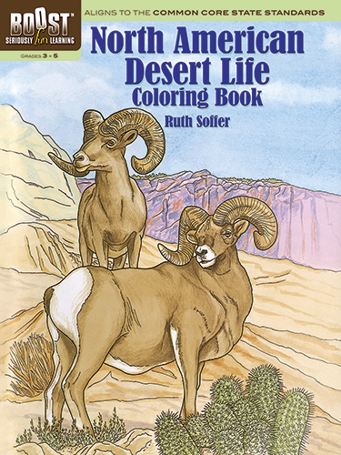 North American Desert Life Coloring Book